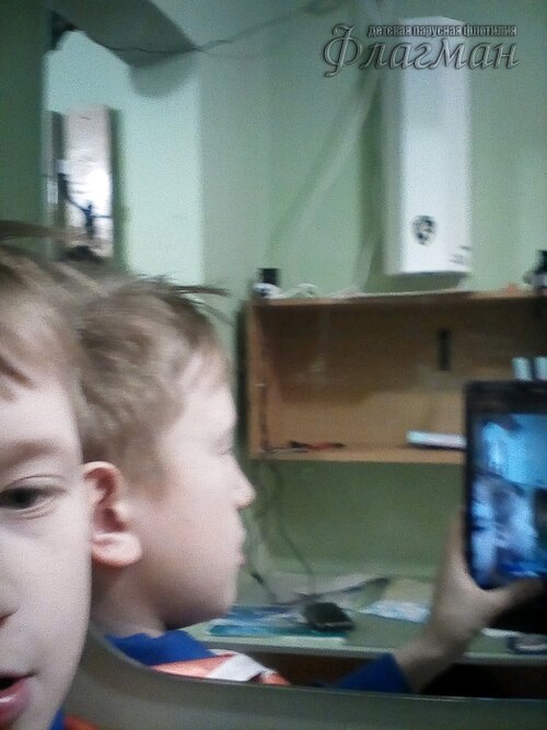 Занятиях в детском клубе «Флагман»